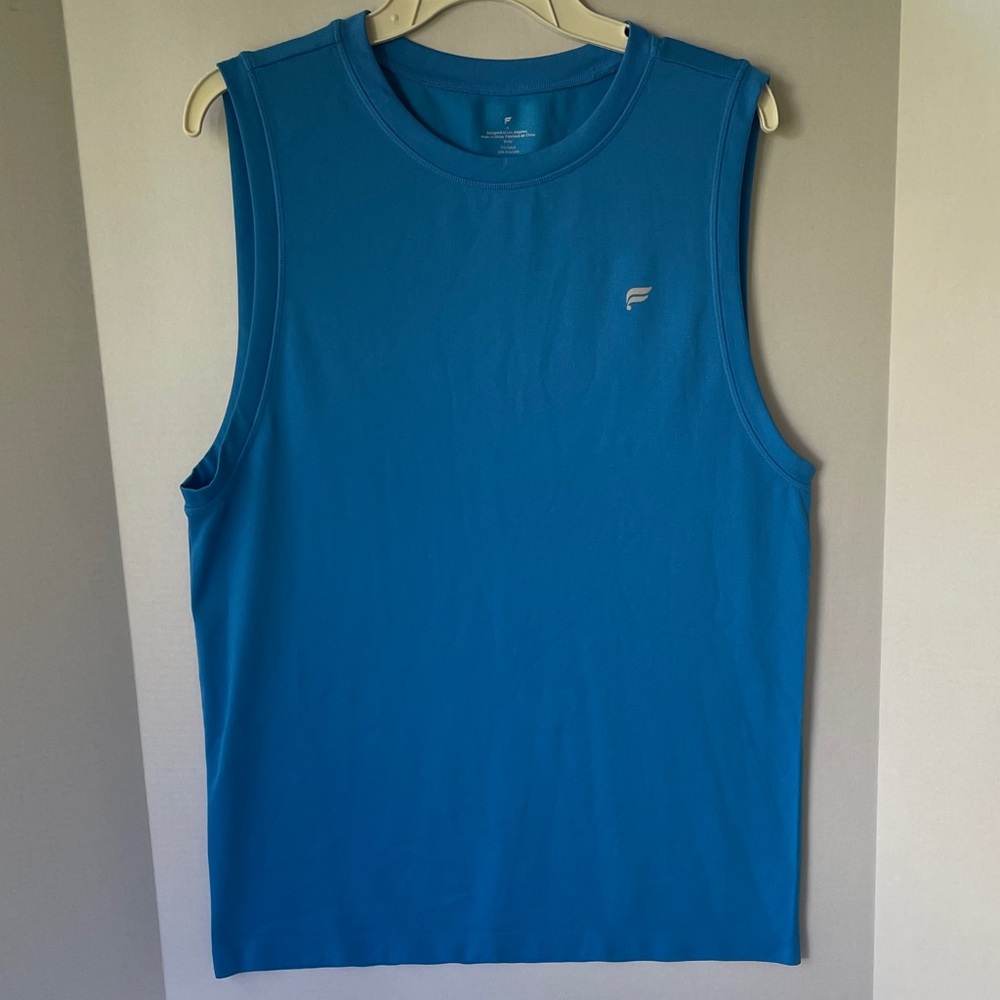 Fila Men's Medium Blue Sleeveless Athletic  Tank Top